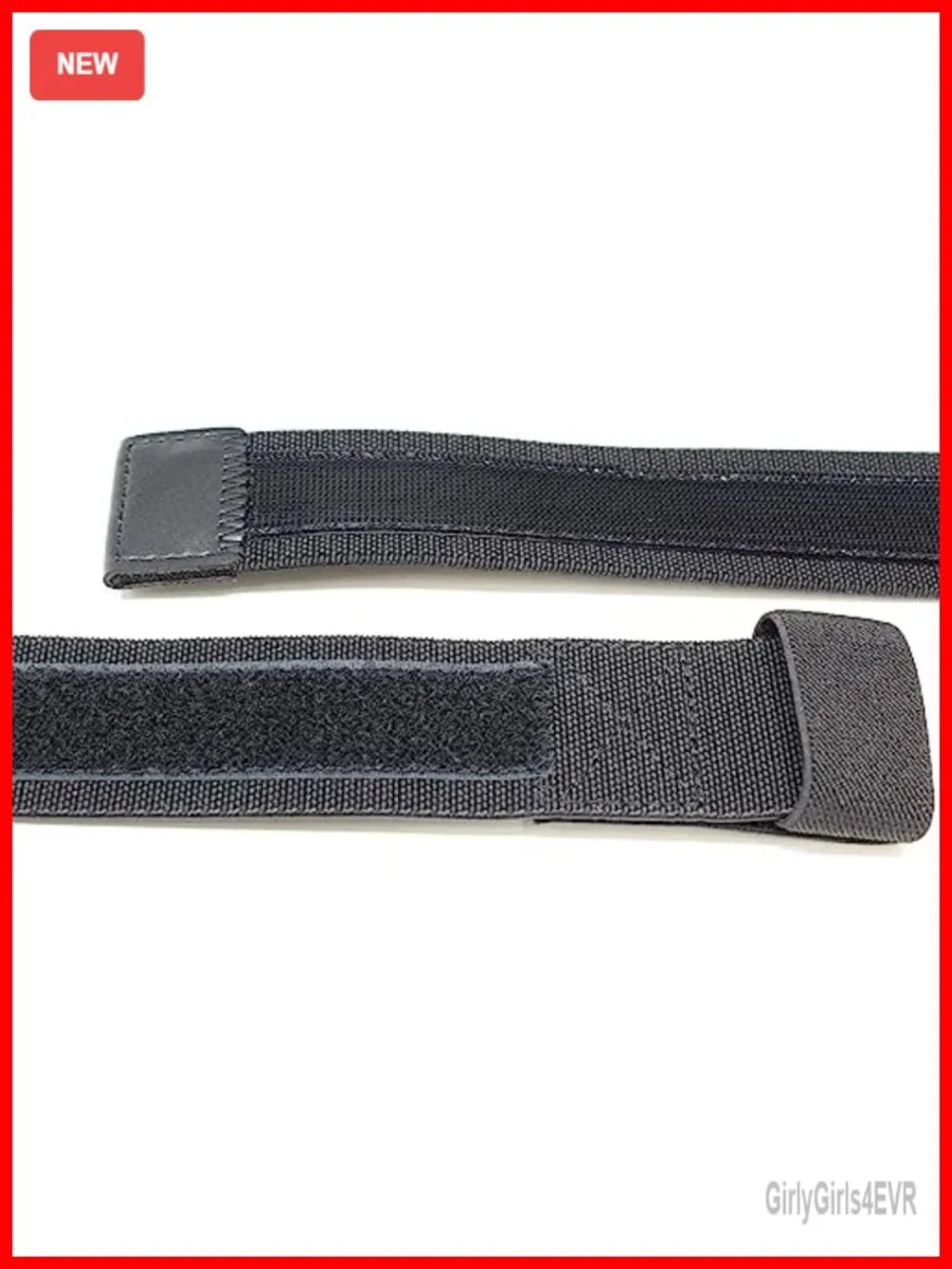 Flexible Nylon No Scratch Hook Loop Belt Stretch Casual Work